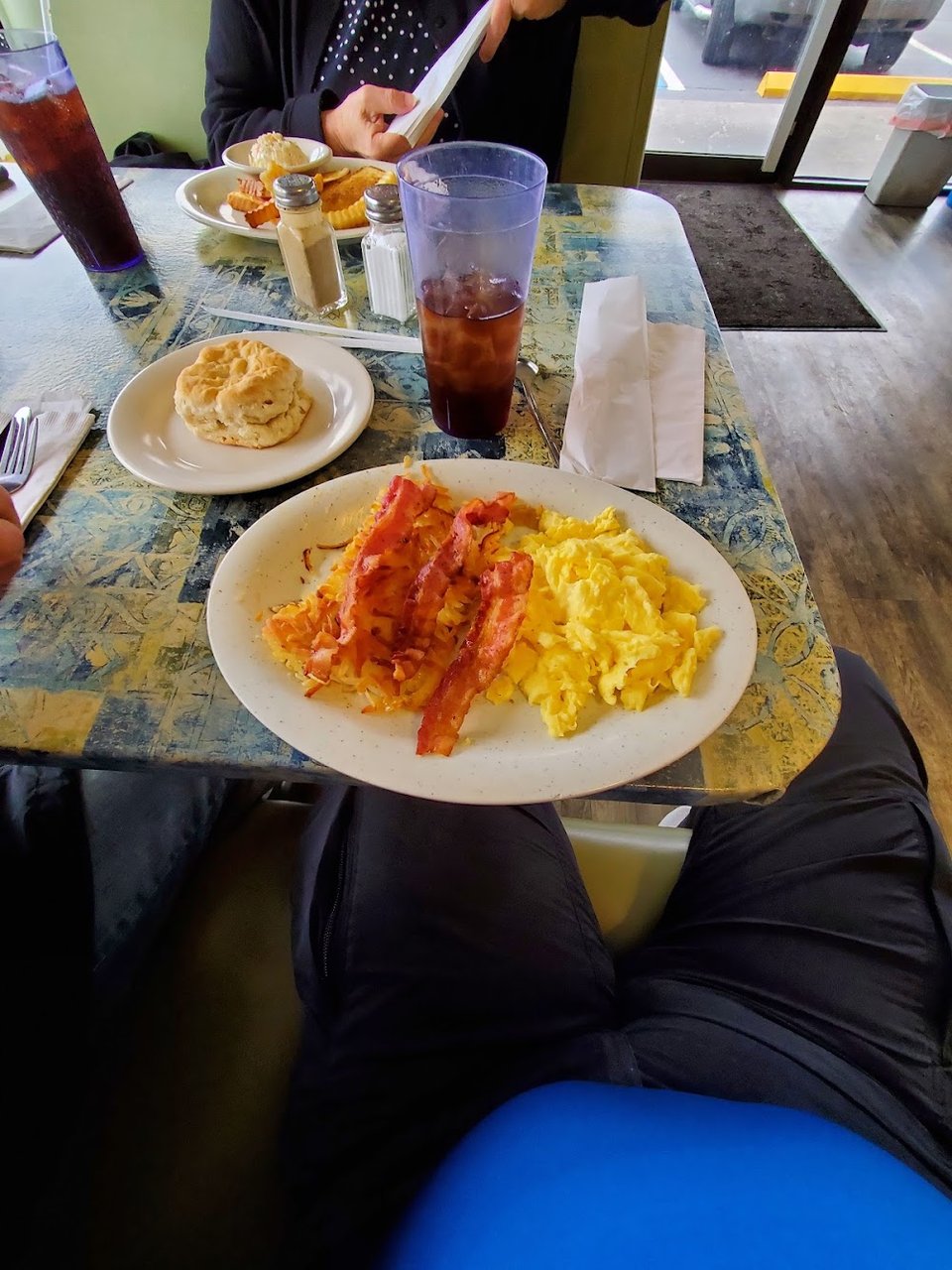 Eggs Hash Browns and Bacon